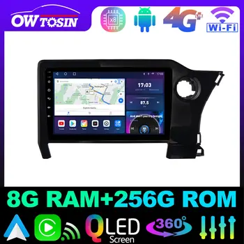 Owtosin QLED 1280 * 720P 8Core 8 + 128G автомобилно радио за Toyota Noah 4 R90 2022-2024 GPS Carplay Android Auto Parrot гласов контрол WiFi