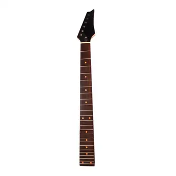 Електрическа китара Neck Maple Head Rosewood Fretboard 24 Fret за IBZ Части Замяна Черно