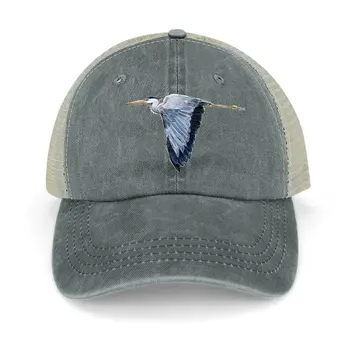 Great Blue Heron Cowboy Hat New In The Hat Golf Gentleman Hat Бейзболна шапка Шапки за жени Мъжки