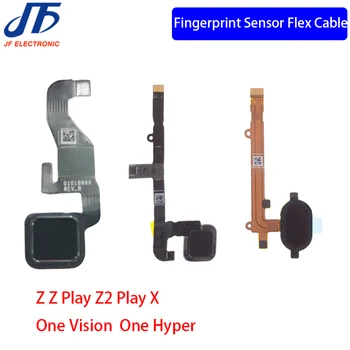 10Pcs Сензор за пръстови отпечатъци Начало Ключ за връщане Меню Бутон Flex лента кабелор за Motorola За Moto One Hyper Vision Z Z2 Play X4