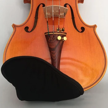 Цигулка брадичка рамо почивка памучен тампон гъба капак протектор мост тип цигулка цигулка аксесоари 1 8