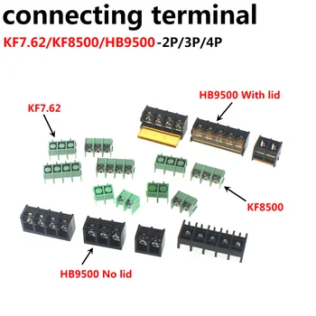 20/10PCS HB9500 8500 KF7.92 2P 3P 4P 5P 10Pin винтов клемен блок конектор капак бариера терминал стъпка 7.62MM 8.5MM 9.5MM