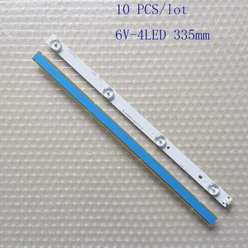 10PCS/lot 335mm 4 лампи 6V нова LED лента за подсветка за RF-AJ365B32-0401S-01 A1