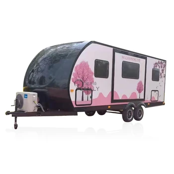 Персонализирана концесия каравана къмпинг камион мобилни RV ремаркета за пътуване кемпер кемпер с тоалетна кухня душ кабина