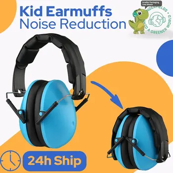 Защита на детското ухо Бебешки шумови антифони Намаляване на шума Защитници на ушите Антифони за уши за деца Регулируема NRR 25dB безопасност