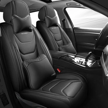 Луксозни универсални кожени автомобилни седалки за Hyundai Tucson Chevrolet Cruze BMW X3 F25 Dodge Journey Stringer Accsesories