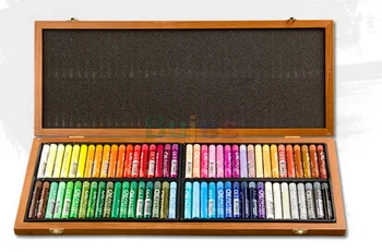 MUNGYO 72 цвята Рафинирана дървена кутия за рисуване с маслени бои стик фина дървена кутия в дебелия пастел детски графити, посветени на маслената боя