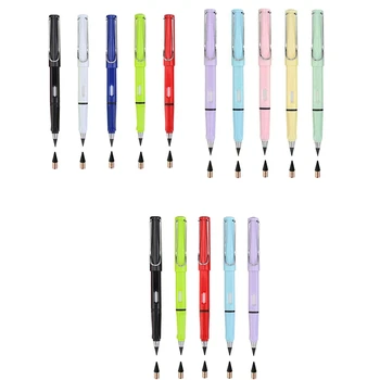 5Pcs вечен молив с 5 резервни писалка съвет комплект неограничен писане моливи изтриваема писалка за деца живопис рисуване моливи