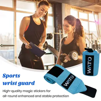Brace Sport Wrist Gym Wrist Wrap Регулируема лента за закрепване Спортен маншет Подобряване на ефективността на вдигане на тежести с компресия