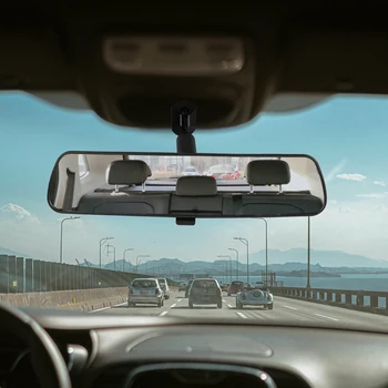 10 инчов панорамен огледало за обратно виждане Интериор на автомобил Голямо полево отражение Спомагателен ендоскоп Универсално широкоъгълно огледало за обратно виждане
