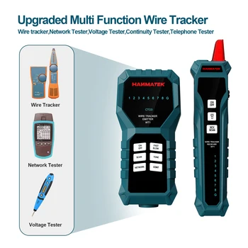HANMATEK WT1 Многофункционален Wire Tracker Телефон Wire Tracker Tracer Тонер детектор Line Finder Мрежов кабел тестер