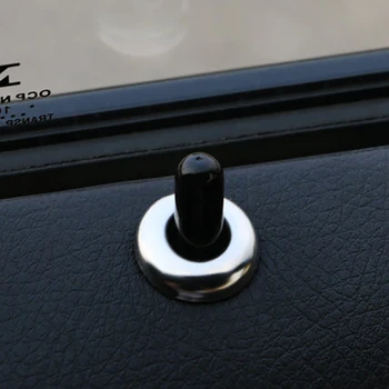 4pcs Заключване на вратата на автомобила Защитен капак Интериорен кръг Trim пайети за BMW Серия 3 E46 E90 F30 E91 E92 F31 F34 G20 G28 Аксесоари