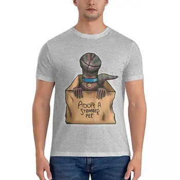 Осинови непознат домашен любимец Основна тениска риза с животински принт за момчета мъже графични тениски