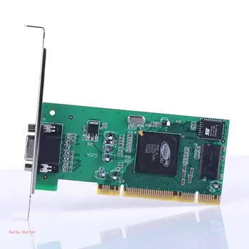 Multi-Display графична карта 8MB 32Bit VGA видео модул адаптер PCI ниска тракторна карта за ATI Rage XL SDRAM