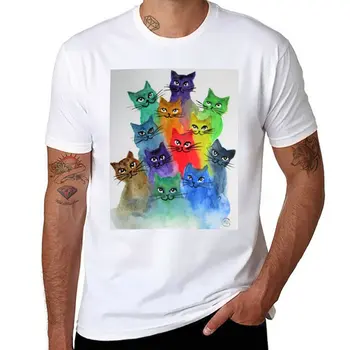 New Cats Lots Of Cats T-shirt sweat shirts animal print shirt for boys T-shirt short funny t shirts designer t shirt men