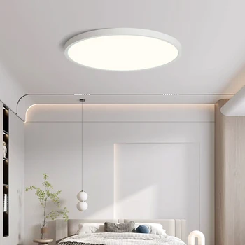 LED плафониери Модерна повърхностна таванна лампа Регулируема с дистанционно 25W 32W 38W Лампи за баня Декорация на дома Кръгло осветление