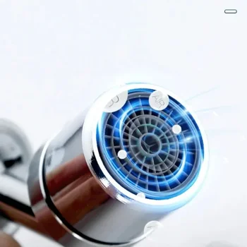 720° Роботизиран кран Гъвкава пластмасова дюза Удължаване Спестяване 22/24mm Режим 1080 ° Кран Въртяща се ръка Водна кухня Extender Dual