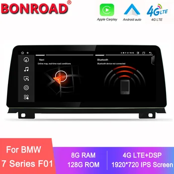 Bonroad 8GB 128GB 12.3'' Android кола радио мултимедия за BMW Серия 7 F01 F02 CIC NBT плейър GPS навигация Carplay Bluetooth