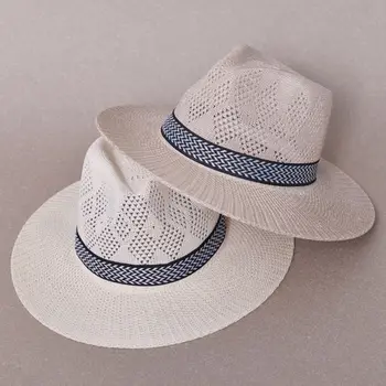 Мъжка мода дишаща кофа шапки по-възрастен мъж лятна слънцезащитна шапка плаж стил мъже открит рибар шапка летни шапки