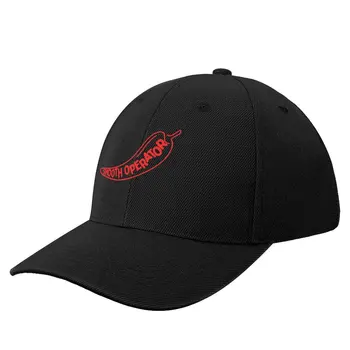 Smooth Оператор - Червено лого Бейзболна шапка Военна шапка Мъжка шапка Бейзболна шапка Луксозна жена Мъжки