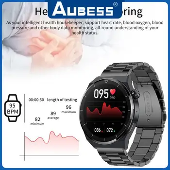 Sports Watch Nfc Безжично зареждане 1.36 инча Поддръжка на Ai Voice Intelligence Watch Hk46 Smartwatch 24-часов мониторинг на сърдечния ритъм