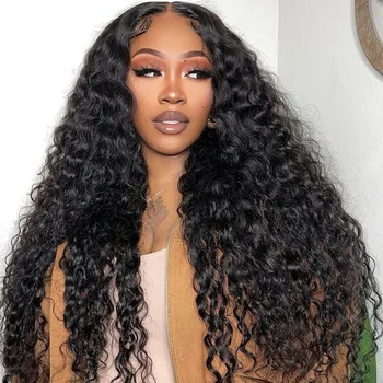 Wear And Go Glueless Wigs 6x4 5x5 Deep Wave Lace Closure Human Hair Wigs 13x6 Pre Cut Lace Frontal Wigs For Women Ready To Wear