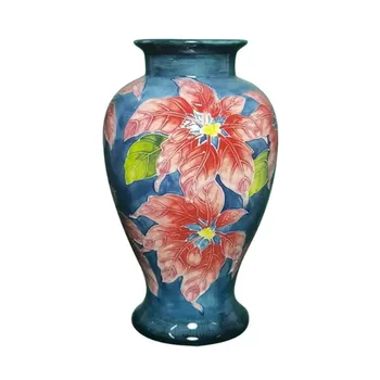 Традиционен китайски стил етаж щанд дома декорация цвете керамични голяма ваза за хол