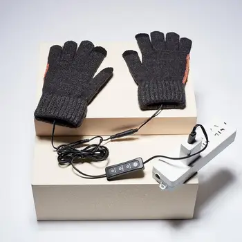 1 чифт трайни електрически ръкавици Температурно регулируеми зимни ръкавици Добра въздухопропускливост Ветроупорен