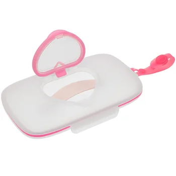 Кутия за дозатор за бебешки кърпички Преносима количка Висяща мокра тъкан калъф Държач за многократна употреба за ежедневна употреба на открито
