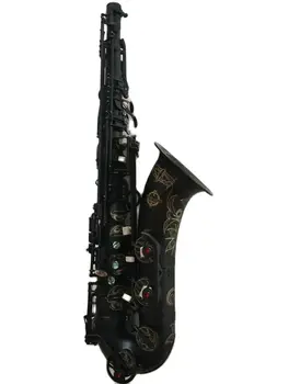 Nwe Suzuki Professional Нов японски тенор саксофон B плоска музика Woodwide инструмент Черен никел злато саксофон подарък с мундщук