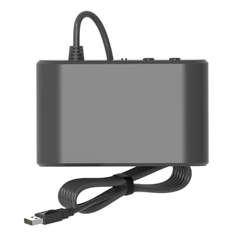N64 Поддръжка на адаптер за контролер Турбо безжичен USB адаптер 2 порта USB адаптер за безжичен контролер Без забавяне за превключвател / OLED модел