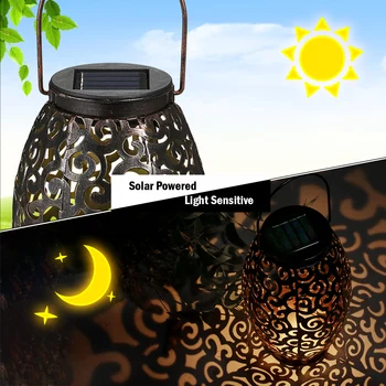 Tomshine слънчева лампа външна светлина слънчева енергия енергия LED фенер светлина висяща лампа IP44 водоустойчива слънчева градинска светлина