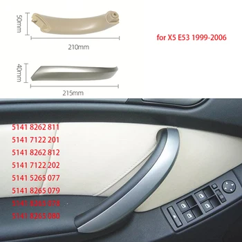 Автомобилни части за външна декорация Вътрешна дръжка Панел на вратата Издърпайте капака на капака на предната лява страна за BMW X5 E53 1999-2006