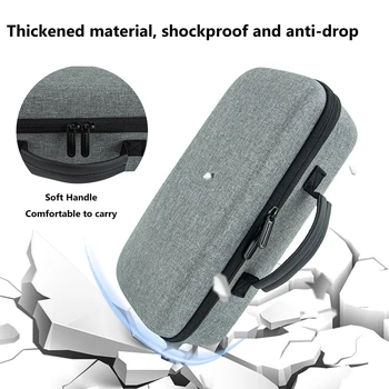EVA Handheld Game Console Bag Anti-Drop Travel Storage Чанти Удароустойчива вътрешна поддръжка с торбичка за мрежеста чанта bfor ASUS Rog Ally