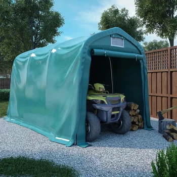 Складова гаражна палатка PVC 2.4x3.6 m Зелена