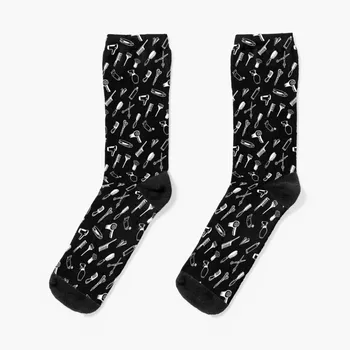 Фризьор Фризьор Тема Модел Чорапи нехлъзгащи се футболни чорапи туризъм Чорапи Жени Мъжки