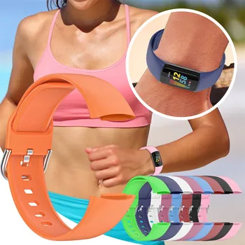 Tpu плътен цвят спортен часовник каишка compitable за Fitbit такса 5 часовник каишка високо качество мода замяна аксесоари