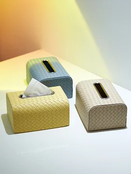 Тъканна кутия, луксозен хол, чекмедже за хартия, кутия за съхранение, креативна, модерна и минималистична