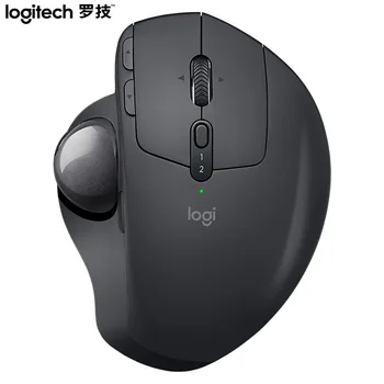 Оригинална Logitech MX Ergo безжична мишка за тракбол 2.4G безжичен Bluetooth двоен режим персонализиран комфортАкумулаторни мишки