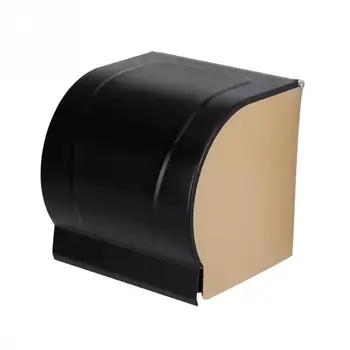 Стенен монтаж Toliet тъкан кутии пространство алуминиева тоалетна ролка хартия кърпа багажник притежателя кутия баня прахоустойчив тоалетна хартия случай