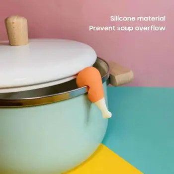 Creative Силиконов предпазител за разливане Безопасен капак на саксия Предотвратяване на препълване Инструменти за готвене Кухненски прибори Най-високо оценени действителни иновативни