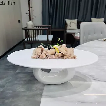 Creative високо крак керамични вечеря плоча чист бял овален плоска плоча десерт дисплей плоча суши чинии специални прибори за хранене
