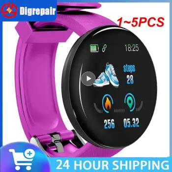 1~5PCS Цифров Led Electronic Smart Wristwatch Smart Sport Watch bluetooth-съвместим сърдечен ритъм кръвно налягане фитнес тракер