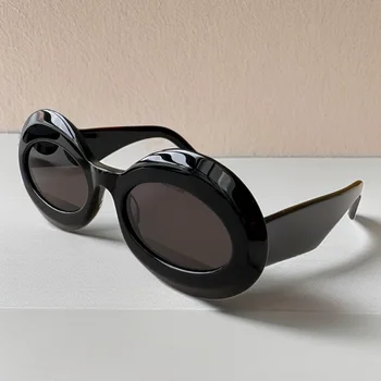 A086 Модни висококачествени дизайнерски слънчеви очила за жени Луксозни маркови слънчеви очила за мъже овални външни UV очила Gafas Sol Lujo