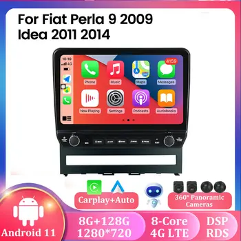 10.1'' голям екран Android 12 8+128G автомобилен радио мултимедиен плейър за Fiat PERLA Albea /Siena /Palio 2004 - 2012 GPS Carplay IPS