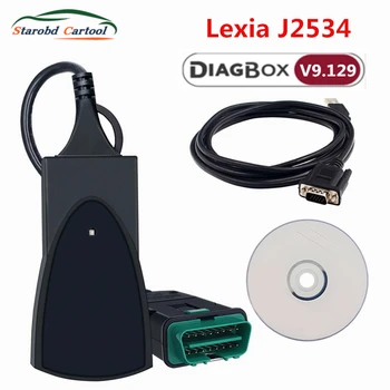 Най-новият j2534 Lexia 3 J2534 PP2000 Diagbox V9.129 Диагностичен инструмент Lexia J2534 за Peugeot за Citroen lexia3 Авто скенер