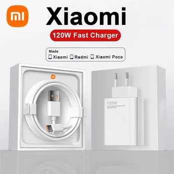 Xiaomi 120W оригинално бързо зарядно Xiaomi 13 12S 12 Pro 11 10 Ultra Mix 4 USB тип C кабелно зарядно устройство Redmi Note 12 11T 11 Pro Plus