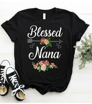 Благословена риза Нана Ден на майката подарък мама тениска