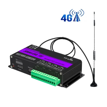 SMS GSM 4G LTE APP Уеб дистанционно управление 4-канално реле ON/OFF превключвател SM4 Сензор за влажност на температурата по избор