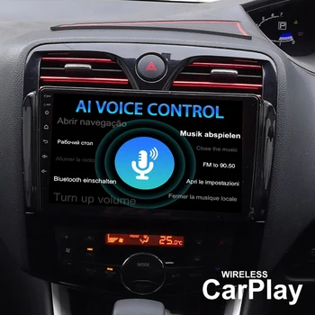 Сензорен екран Android 13 AI гласово радио за кола GPS за Nissan Serena 2012 2013 C26 стерео Bluetooth мултимедиен видео плейър CarPlay